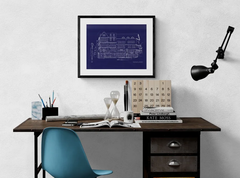 Doppelhaus - Schreibtisch