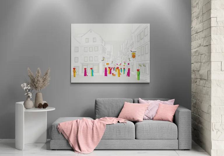 Hauptstrasse Eingang - Wohnzimmer