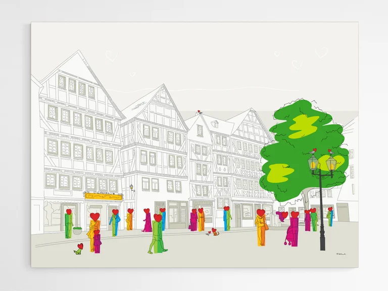 Kornmarkt - Leinwand