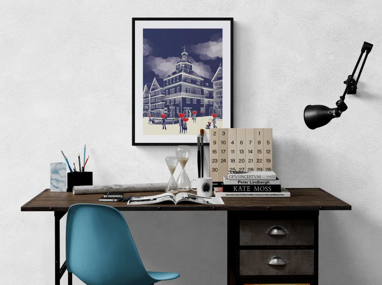 Marktplatz Rathaus - Schreibtisch